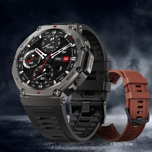 GPS Smart Watch Waterproof Built-in Dual-band Military Sport Smartwatch Men 2025 - 第 25/27 張圖片