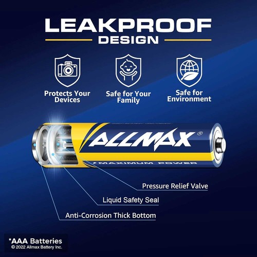 12-36pcs AAA Batteries 1.5V Alkaline Triple a Long-Lasting 10-Year Shelf Life - Picture 9 of 12