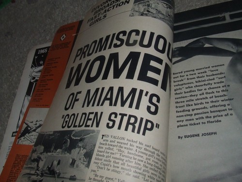 MALE Magazine July 1965 Vintage USA Wild Hot Dances B-17 Cover - Picture 4 of 7