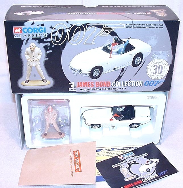 Corgi Toys ジェームズ・ボンド トヨタ2000GT Vintage 1967 Corgi James Bond 007 Toyota 2000 GT You Only