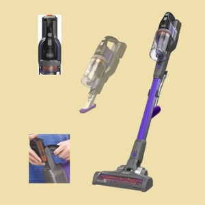 Decker BHFEV182CP 18V Akku-Stielsauger Handstaubsauger Akku-Staubsauger Black