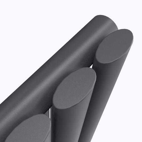 1600mm Vertikal Horizontal Designer Heizkörperplatte Ovale Säule Zentralheizung - Bild 46 von 103