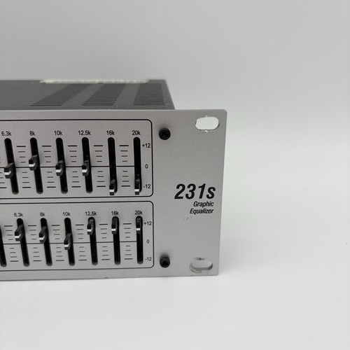 DBX 231s Dual Channel 31-Band Graphic Equalizer 231-S - Picture 5 of 10