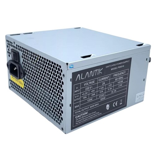 Unité Alimentation ATX 500W Pour PC Ordinateur Fixe Assemblé PS501A Tower Case