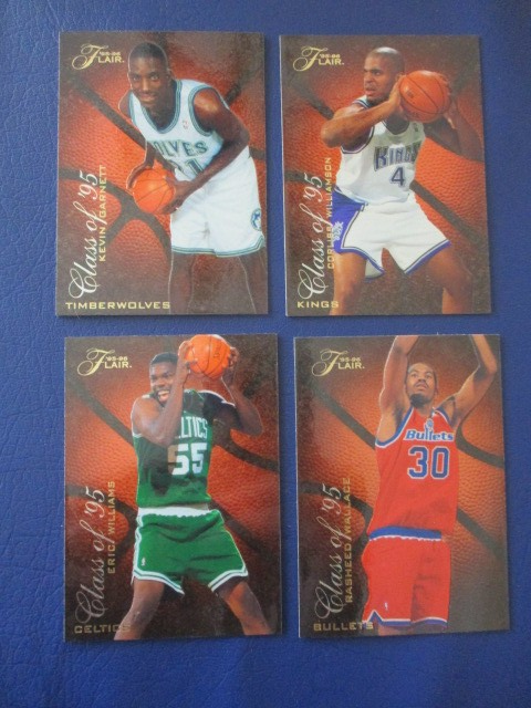 1995-96 Flair Basketball Trading Cards Class of '95 Set Garnett