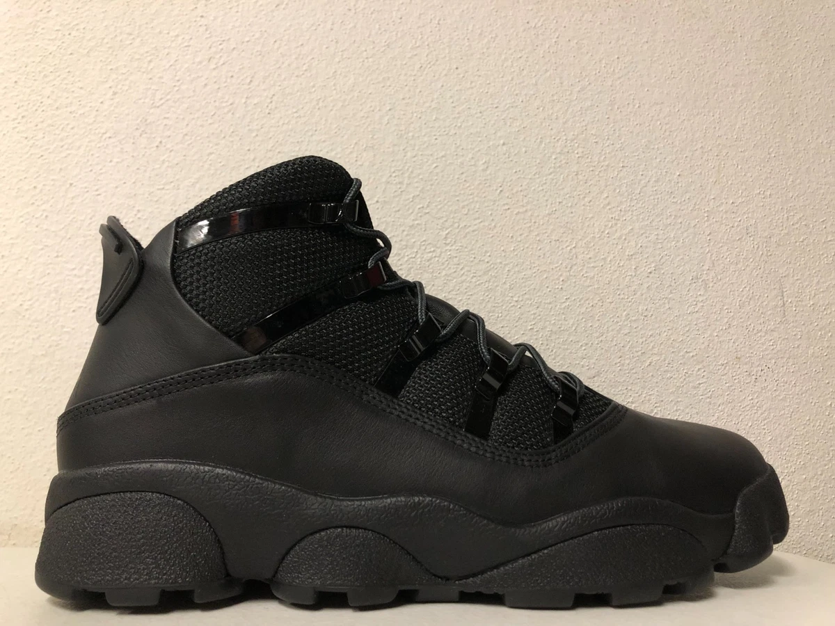 シューズ(男性用) JORDAN WINTERIZED 6RINGS Jordan Men's Winterized 6 Rings Black/Rustic (FV3826 001), Black