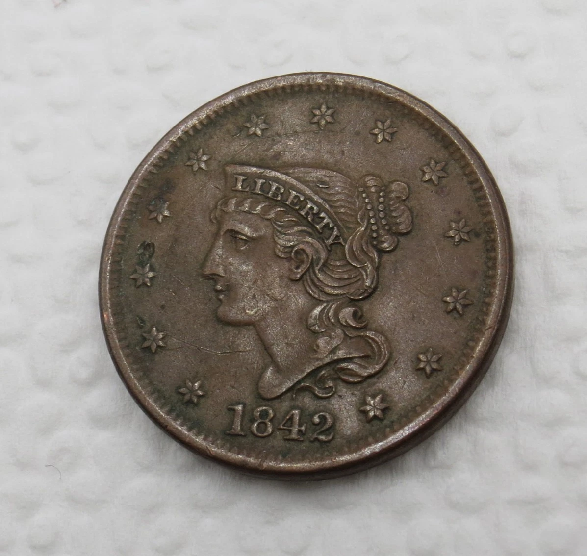 1842 Year Braided Hair Large Cents (1839-1857) for sale | eBay