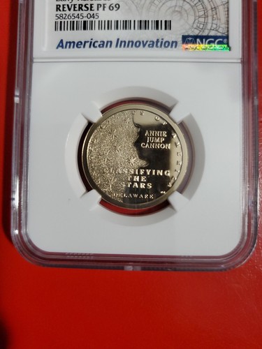 2019 S Golden Dollar Reverse Proof Classifying The Stars Rare NGC PF69 Early Re. - Picture 8 of 11