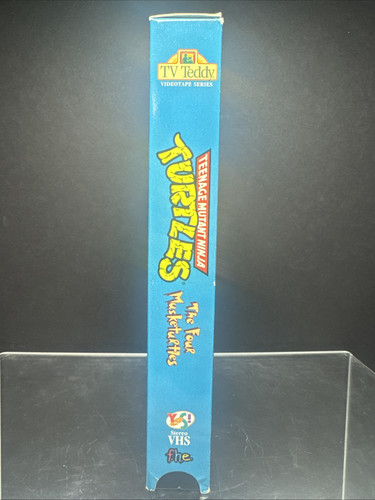 Teenage Mutant Ninja Turtles Four Musketurtles (VHS, 1993) TV Teddy TMNT Rare - Picture 5 of 8