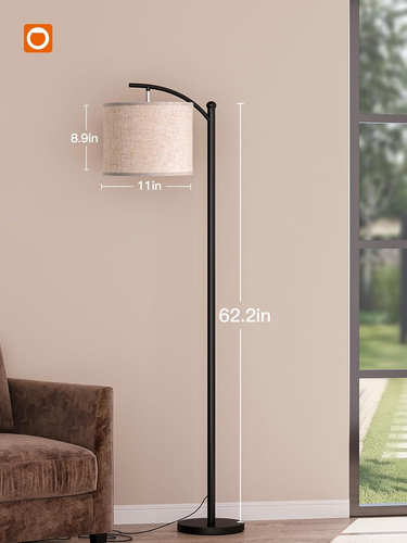 Floor Lamp for Living Room with 3 Color Temperatures, Standing Lamp Tall with... - Picture 6 of 12
