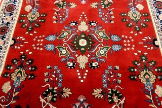 9X6 MASTERPIECE MINT 200 KPSI HAND KNOTTED VEGETABLE DYE SAROUKK SOFT WOOL RUG