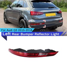 LH Left Rear Bumper Reflector Light Tail Brake Lamp For Audi Q3 8U 2015-2018 UK
