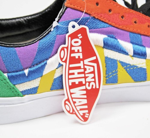 Vans Para Hombres 7 Old Skool Zapatillas Informales Zapatos Fuera de la Pared Multicolor - Imagen 7 de 9