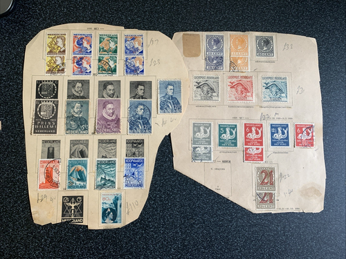 Netherlands Collection Remainders on Pages Mint No Gum & Fine Used High CV - 第 15/20 張圖片