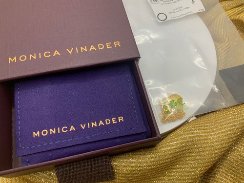 monica vinader Heart Chain Bracelet 18k Gold Vermeil RRP £85 - Picture 2 of 18