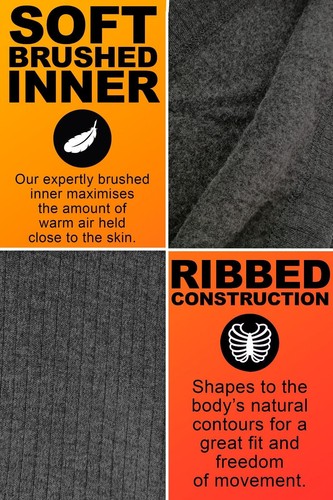Herren Original Heat Holders Thermo Langarm Trägertop alle Größen weiß - Bild 3 von 5