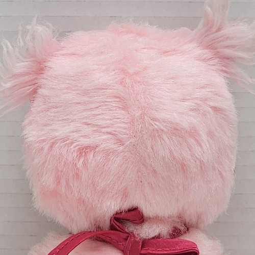 Muñeco de peluche Monchhichi Sekiguchi Sakura rosa flor de cerezo RARO 7" - Imagen 12 de 19