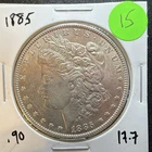 Morgan Silver Dollar 1885 $1 90% Silver Philadelphia No Mint Mark