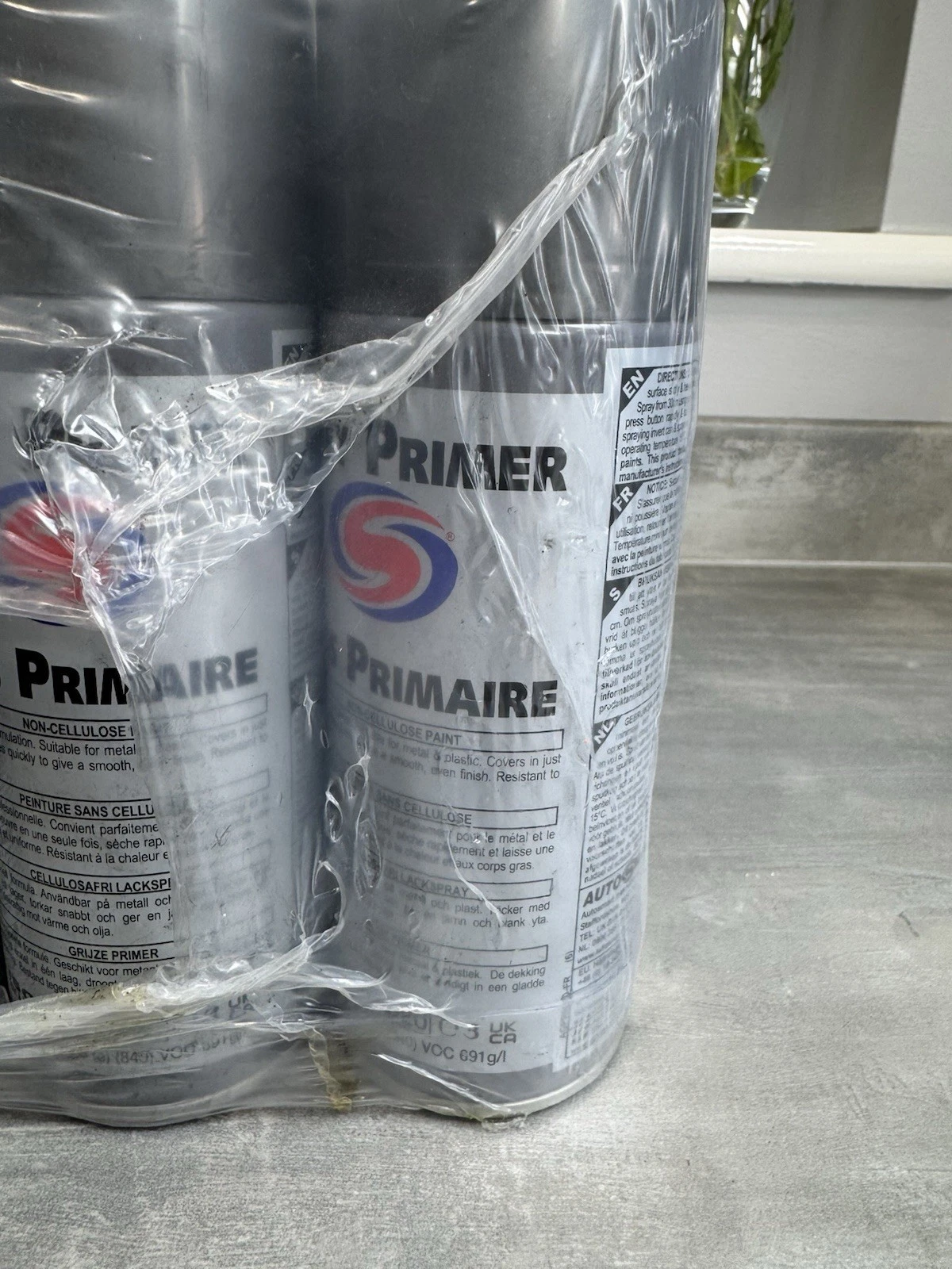 Pack of 12 Autosmart Grey Primer 400ml Non Cellulose Paint 80380814 Brand New 3