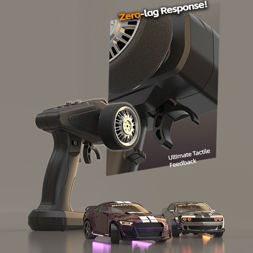 1/43 Radio Control Ready to Run 4WD 2.4G RC Mini Drift Racing CarsToys ModelsAM - Picture 5 of 15