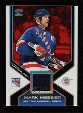 2002-03 Pacific Authentic Game-Worn Jerseys Holo Silver /40 Mark Messier #36 HOF
