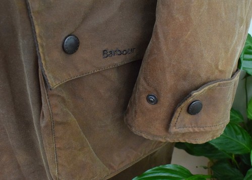 Abrigo de Lona de Cera BARBOUR Peso Pesado A869 Talla XL 44/46 De Colección 54/56 Forrado en Lana - Imagen 6 de 15