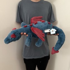 Jellycat Large 19.7 in, 50 cm Dexter Dragon BNWT - Retired Rare 100 Authentic