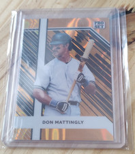 2024 PRO SET MATTINGLY 1/1 LEAF GOLD YELLOW #BA-FL1 YANKEES