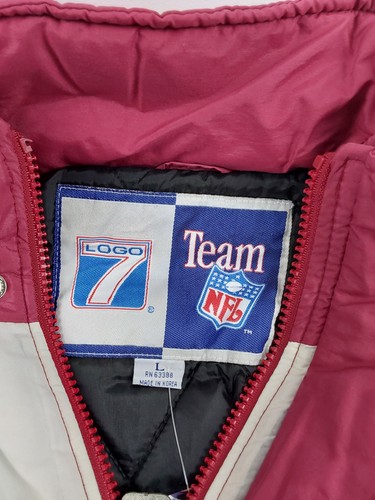 Chaqueta para hombre vintage Logo 7 Arizona Cardinals talla L - Imagen 10 de 11