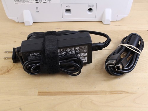 Epson DS-410 Duplex Color Document Scanner - W/ Power Adapter &USB Cable TESTED - Picture 8 of 8