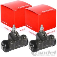 2X Herth+Buss Radbremszylinder 22,23Mm Hinten Passend FüR Nissan Terrano