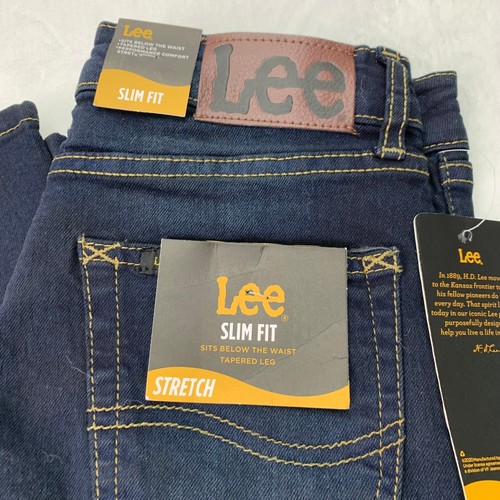 NWT Lee Tapered Leg Indigo Galaxy Girls Size 10 Slim Fit Jeans - Picture 8 of 9