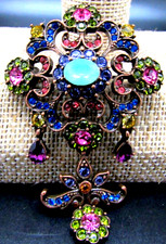JOAN RIVERS SWARVOSKI CRYSTAL OPALESCENT CASC...