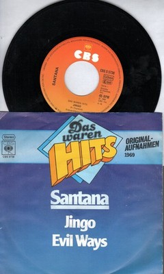 Santana - Jingo / Evil Ways - 7'' Single  [Das waren Hits]