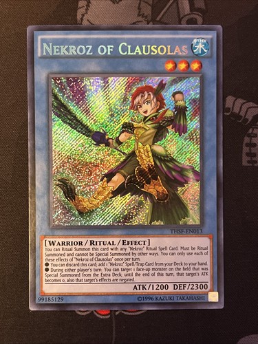 Nekroz of Clausolas THSF-EN013 Unlimited Secret Rare VLP - Picture 2 of 3