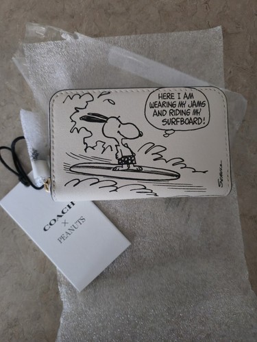Coach Surfer Snoopy Print Geldbörse