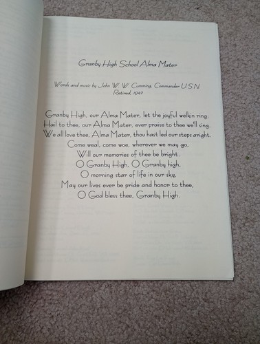 Granby High School 50th Reunion Booklet Class Of 1954 Norfolk, VA 2004 - Picture 8 of 11