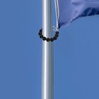  Fixing Rope Windproof Ring Flagpole Retainer Beaded Retaining Beads
