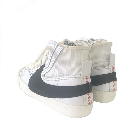 Nike Blazer Mid 77 Jumbo Mujer’s 7.5 Blanco Negro Gran Tamaño Swoosh Retro Alto Top - Imagen 7 de 9