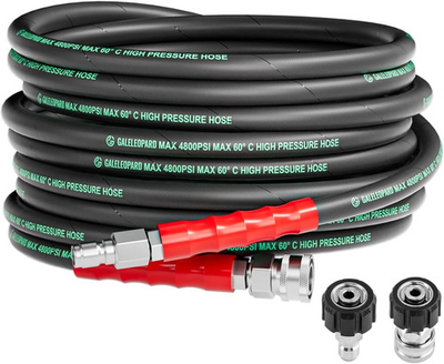 #ad 3 8quot; Pressure Washer Hose 25FT 4800PSI with 3 8 Inch Quick Connect Kink Resista $39.99