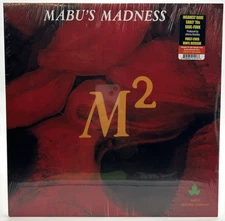 New / Sealed MABU'S MADNESS "M² (M-Square)" LP 2022 Fire Orange w/ Black Streaks
