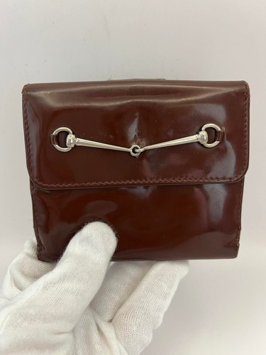 Gucci Fold Wallet Brown USED TB162-3 - Picture 6 of 24
