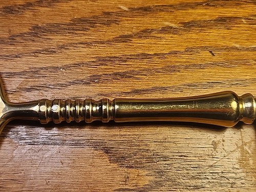 Large Brass Skeleton Key Paperweight 7.75" Long, Virginia Metalcrafters? LOOK - Picture 7 of 9