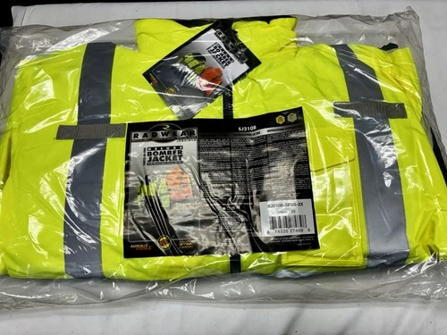 Radwear Deluxe Hi-Visibility Bomber Jacket – Size 2X (XXL) video thumbnail