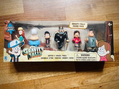 Gravity Falls 6 Figuren Pack Dipper, Mabel, Stan, Gideon, Wendy, Soos OVP