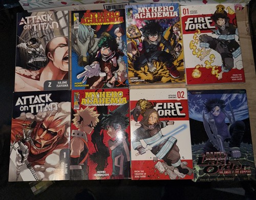 Mixed Lot of 11 Manga Novels Books Vg Condition - Picture 4 of 6
