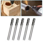 5pc 3x6mm Heat Treated Carbide Burrs Double Cut Rotary Drill Bits for Metal