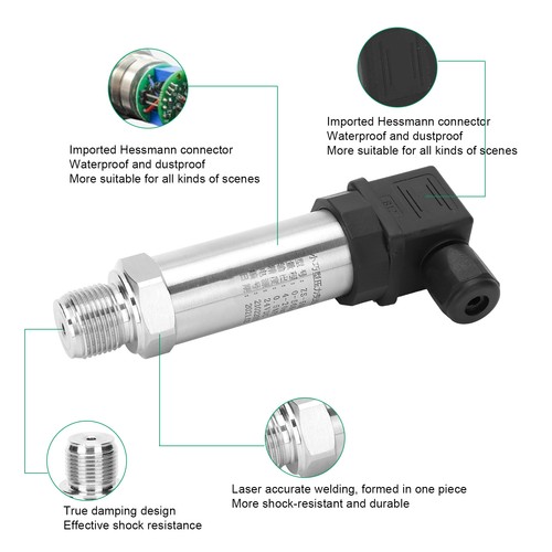 Pressure Transmitter 420mA Diffused Silicon Transducer Sensor 8~32V ♫ - Picture 9 of 12