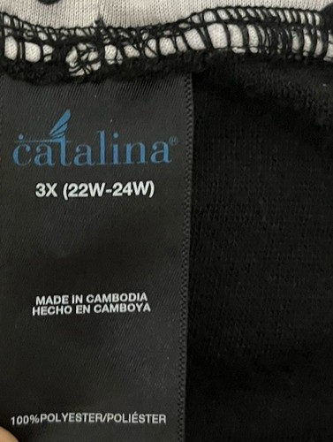 Chaqueta con Capucha Negra CATALINA Cubierta Sin Mangas Cremallera Completa Mujer Talla 3X 22W-24W - Imagen 10 de 11