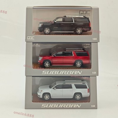 GOC 1:64 Chevrolet Suburban 2015 Full Sized SUV Diecast Metal Car Limited